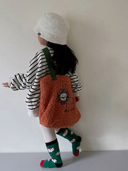 Child Christmas Printed Knitted Socks