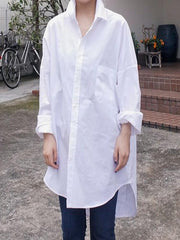 Loose Comfortable BF White Shirt