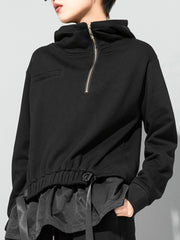 Women Hooded Long Sleeve Casual Sweatshirt