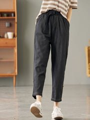 Retro Loose High Waist Slim Casual Harem Pants