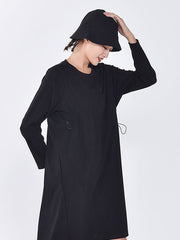 Women Slim Waist Loose Dress