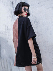 Hip-hop Printed Mini Dress