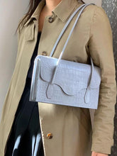 Vintage Solid Color Alligator Bag