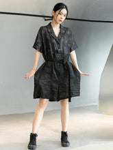 Stylish Printed Original Loose Flax Jumpsuit