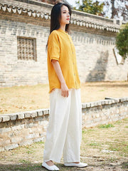 Original Vintage Solid Blouse