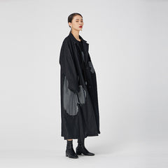 Loose Denim Flora Printed Long Outwear