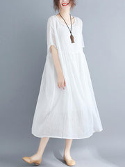 Two-pieces Loose Comfortable Blouse Dress