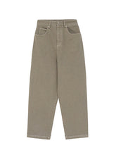 High-Waist Straight-Leg Casual Wide-Leg Pants