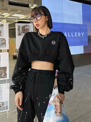 Casual Long Sleeve Round Neck Sports Suit