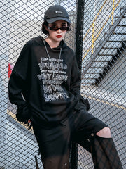 Women Printed Hooded Casual Sweater