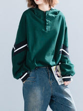 Loose Printed Thicken Hoodie Sweatshirt