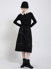 Women Irregular Embroidery Skirt