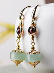 Vintage Jade Eardrop