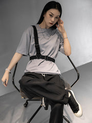 Original Half Sleeve Pure Color T-Shirts Tops