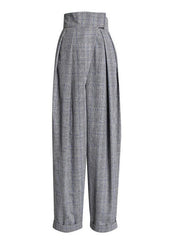 Vintage Plaid Empire Bloomers Pants