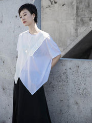 Casual Loose Split-Joint Button T-Shirt