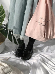 Letter Canvas Coffee Bag