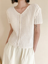 Women Loose V-Neck Knitted Bottoming Shirt
