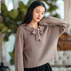 Women Loose Pullover Hooded Sweater