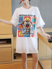 Loose Cartoon Printed Comfortable T-Shirts