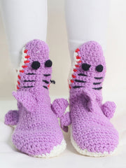 Creative Cute Green Crocodile Floor Socks