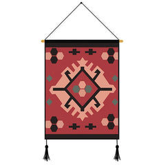 Creative Geometric Pattern Printed Wall Hanging Decoration