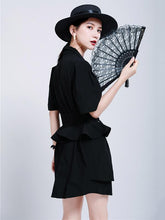 Original Irregularity Falbala Shirt Dress