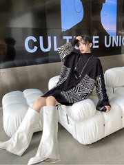 Original Design Loose Striped Sweater