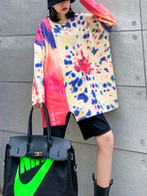 Women Pullover Round Neck Printed Casual Sweatshirt