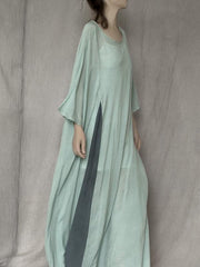 Elegant Soft Casual Long Dress