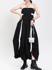 Original Bishop Sleeve Elasticity Waist Four Pieces Suit