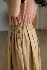 Retro Casual Loose Wide Leg Simple Casual Pants