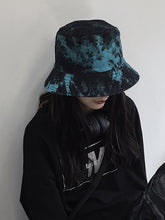 Tie Dye Printed Ink Street Double Sided Fisherman Hat