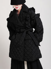 Women Retro Solid Color Lapel Casual Coat