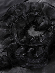 Fashion Gauze Split-Joint Midi Dress