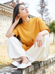 Original Vintage Solid Blouse