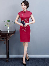 Vintage Silk Improved Short Cheongsams