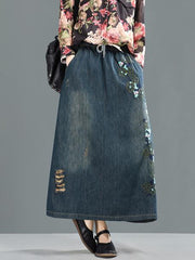 Retro Embroidered Skirts