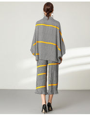 Two-Piece Loose Fashion Print Slimming Suit