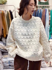 Rhomb Loose Casual Versatile Hoodie