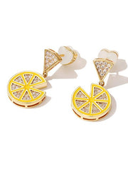 Simple Lemon Earrings Accessories