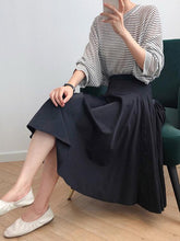 Loose A-Line Big Hem Skirt