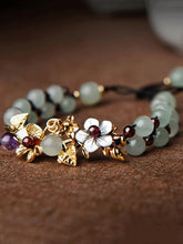 Fresh Crochet Garnet Bracelet