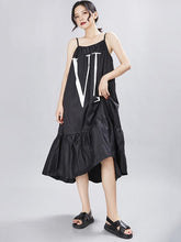 Original Printed Braces Dress