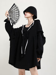 Long Sleeves Loose Casual Dress