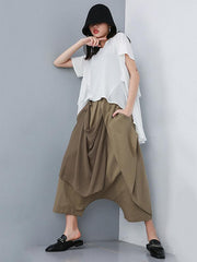 Loose Irregular Chiffon T-shirt