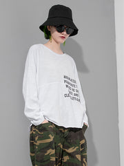 Women Round Neck Pullover Print Long Sleeve Sweatshirt
