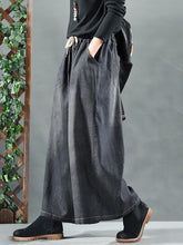 Super Loose Wide-leg Lace-up Pants