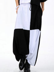 Women Stitching Casual Pants