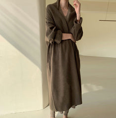 Loose Knit Cardigan Sweater Coat All-Match
